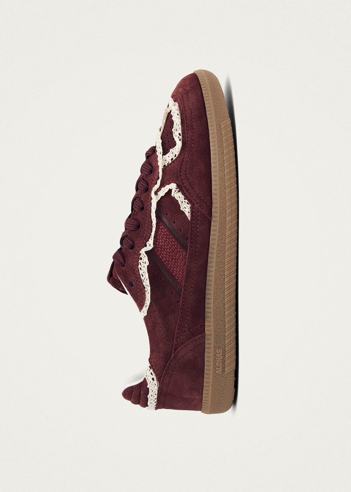 Tb.490 Crochet Burgundy Leather Sneakers - Image 6