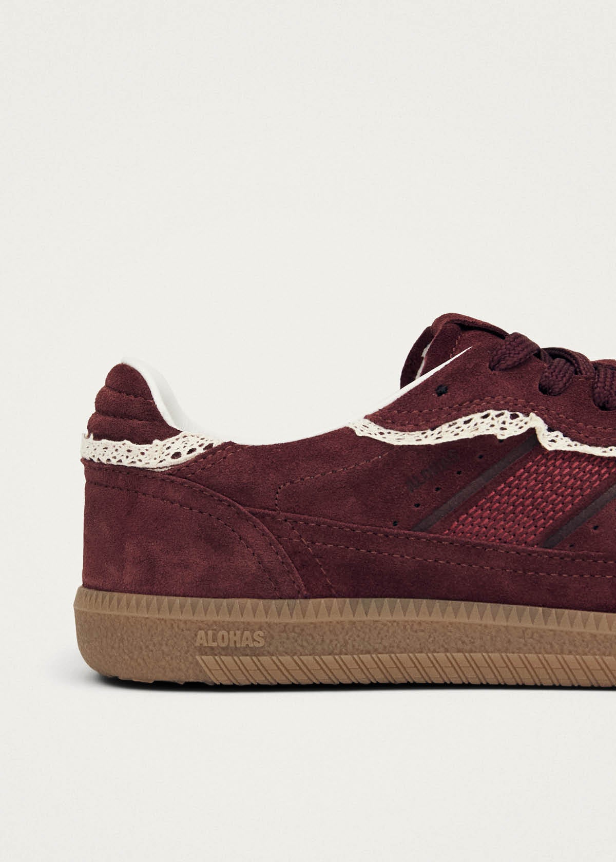 Tb.490 Crochet Burgundy Leather Sneakers - Image 10