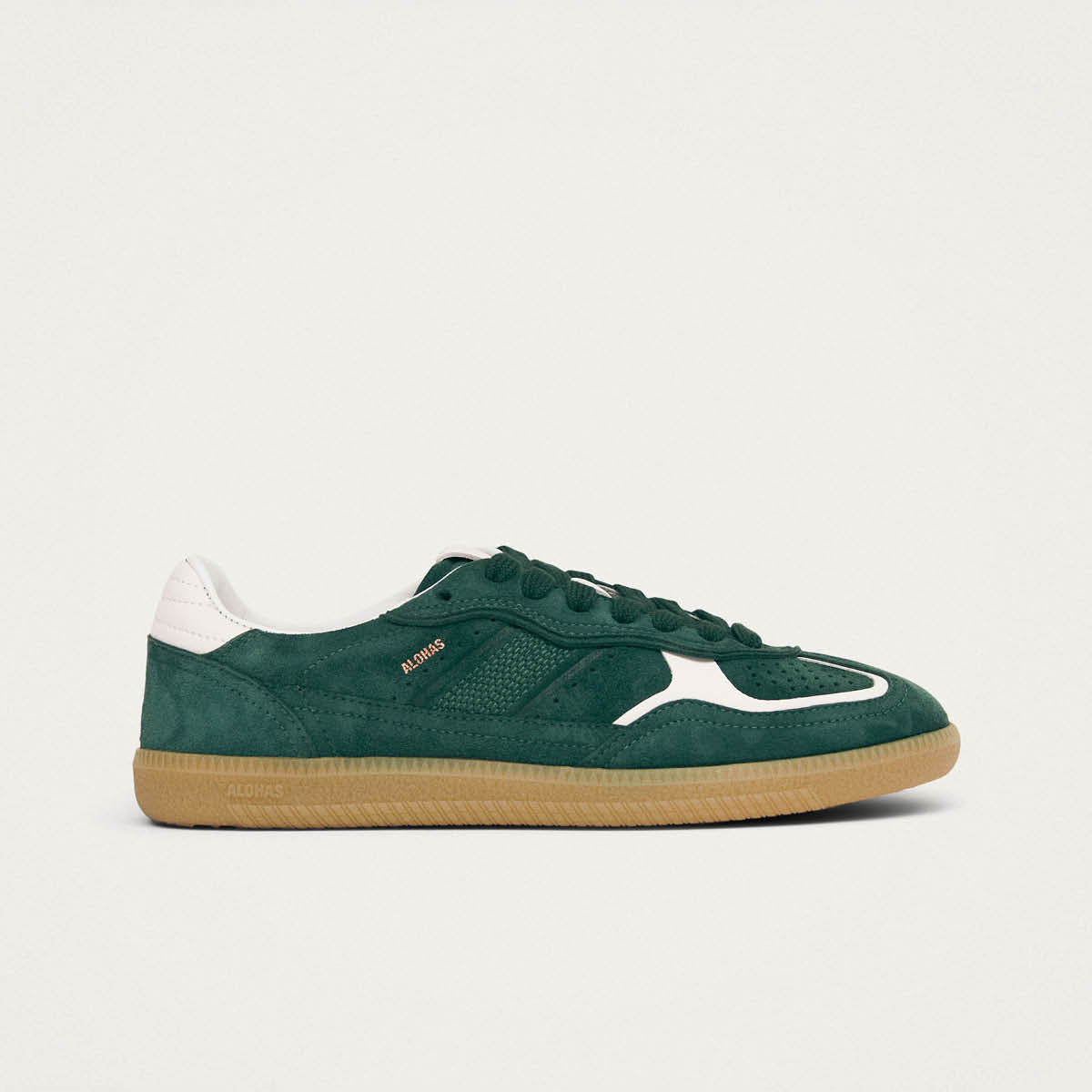 Tb.490 Rife Forest Green Leather Sneakers - Image 3