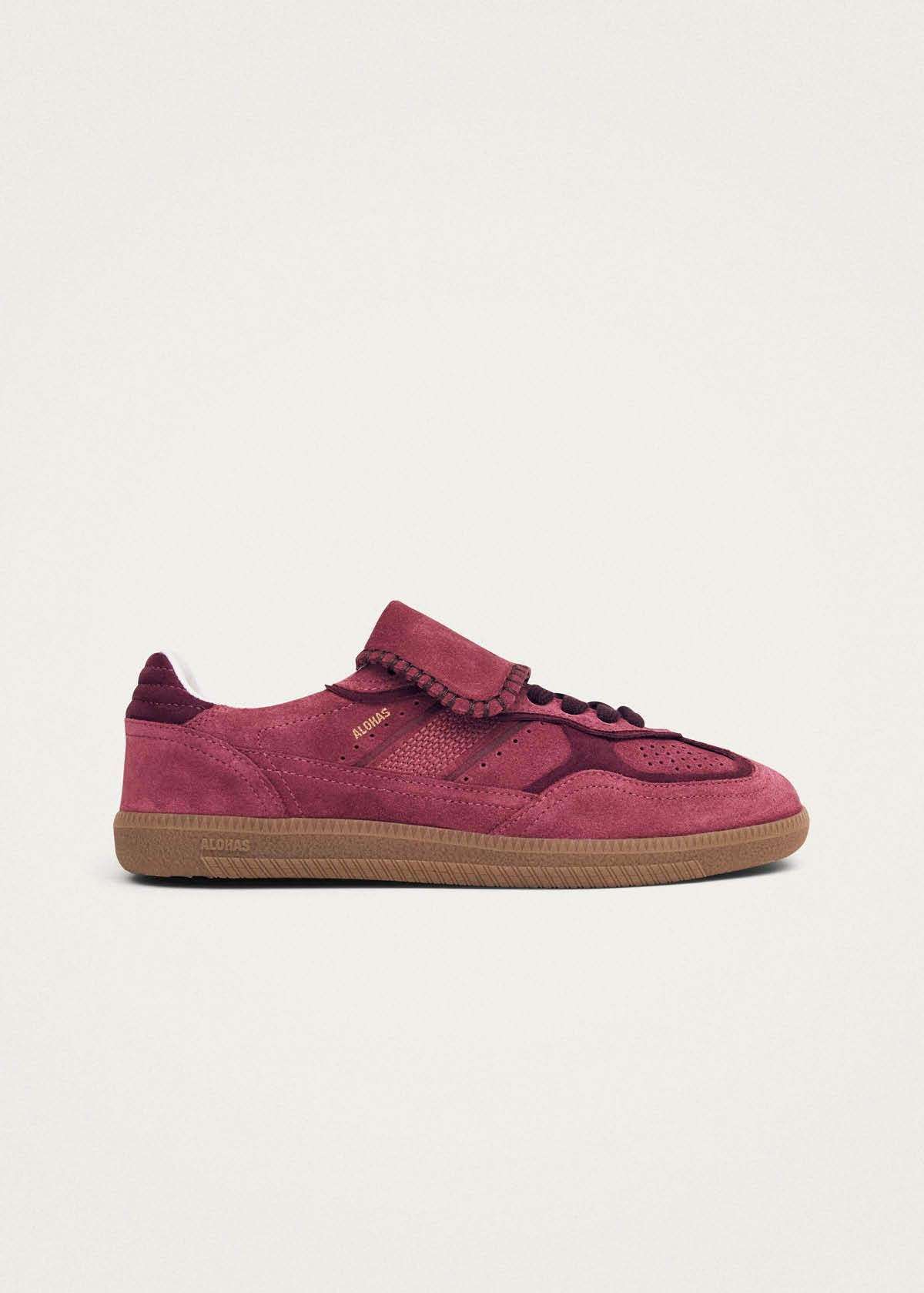 Tb.490 Club Suede Raspberry Leather Sneakers
