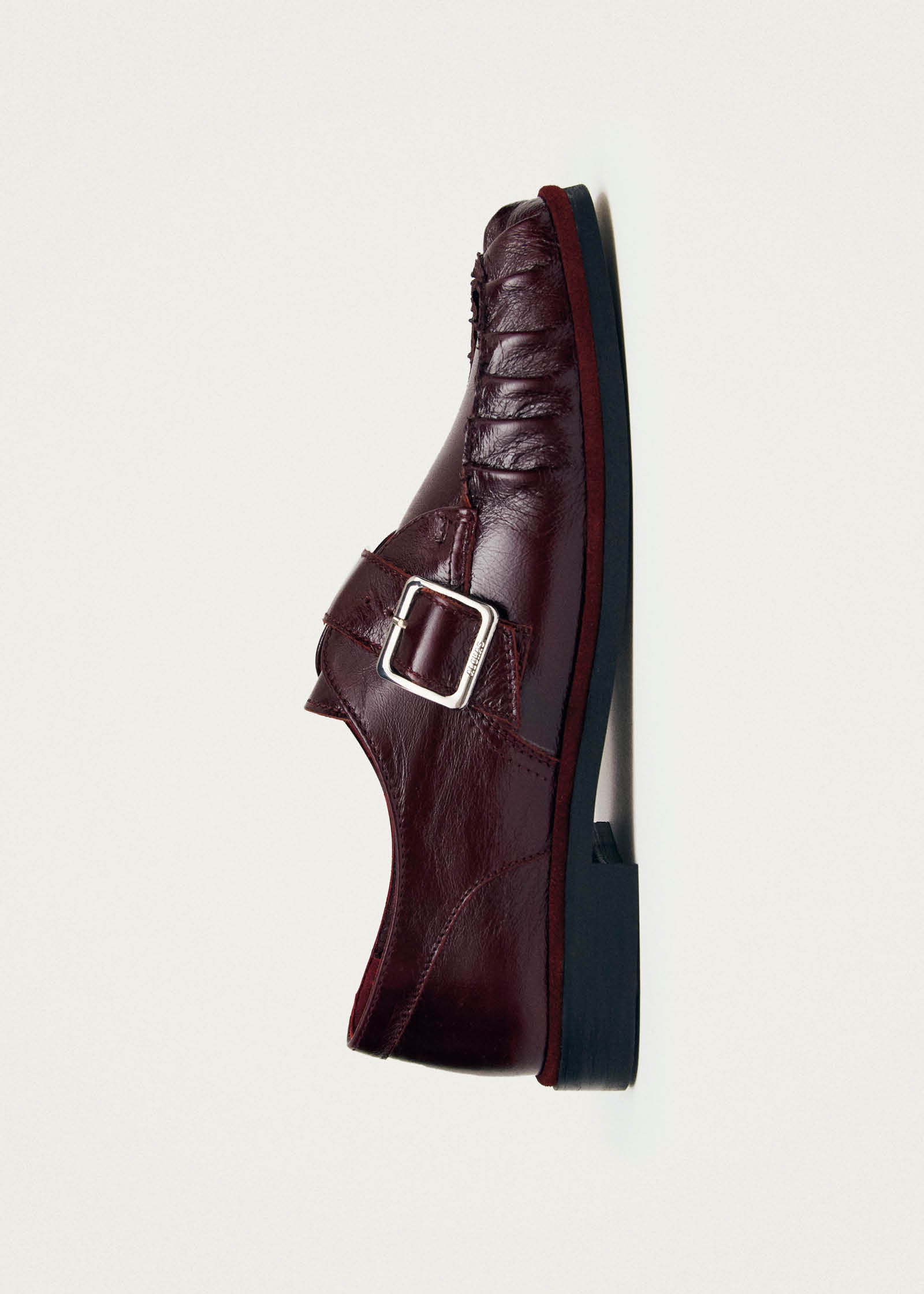 Brandy Burgundy Leather Loafers - Image 5