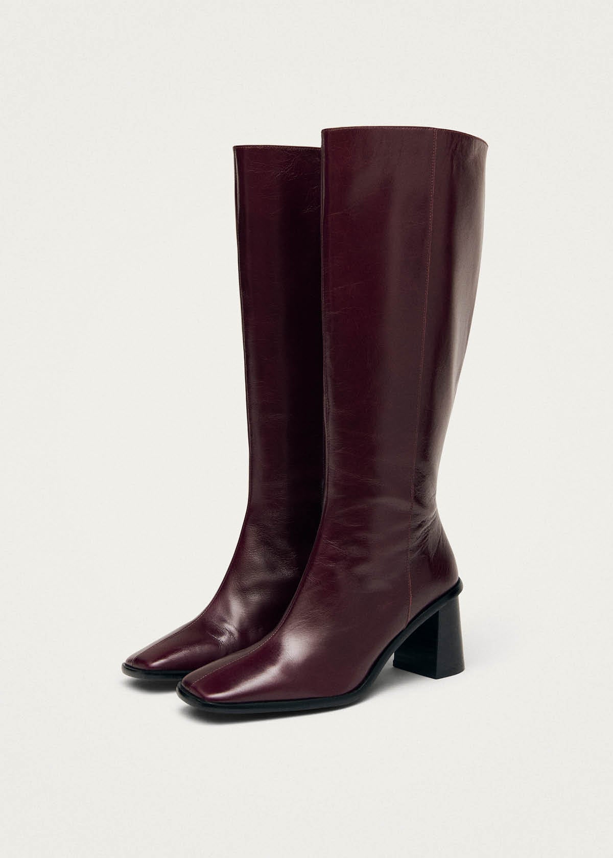 East Rift Burgundy Leather Boots - Image 4