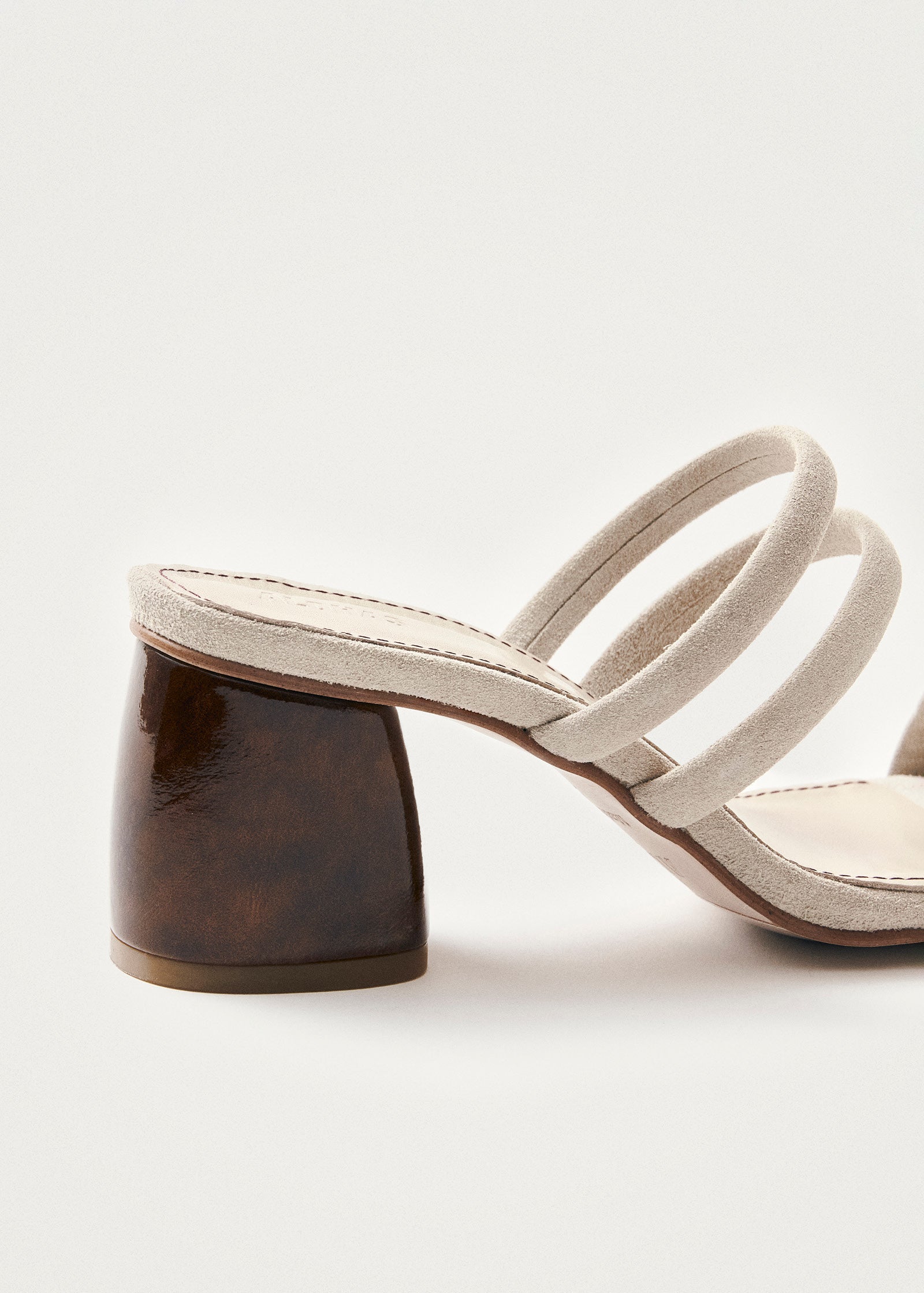 Indiana Stone Beige Leather Sandals - Image 7