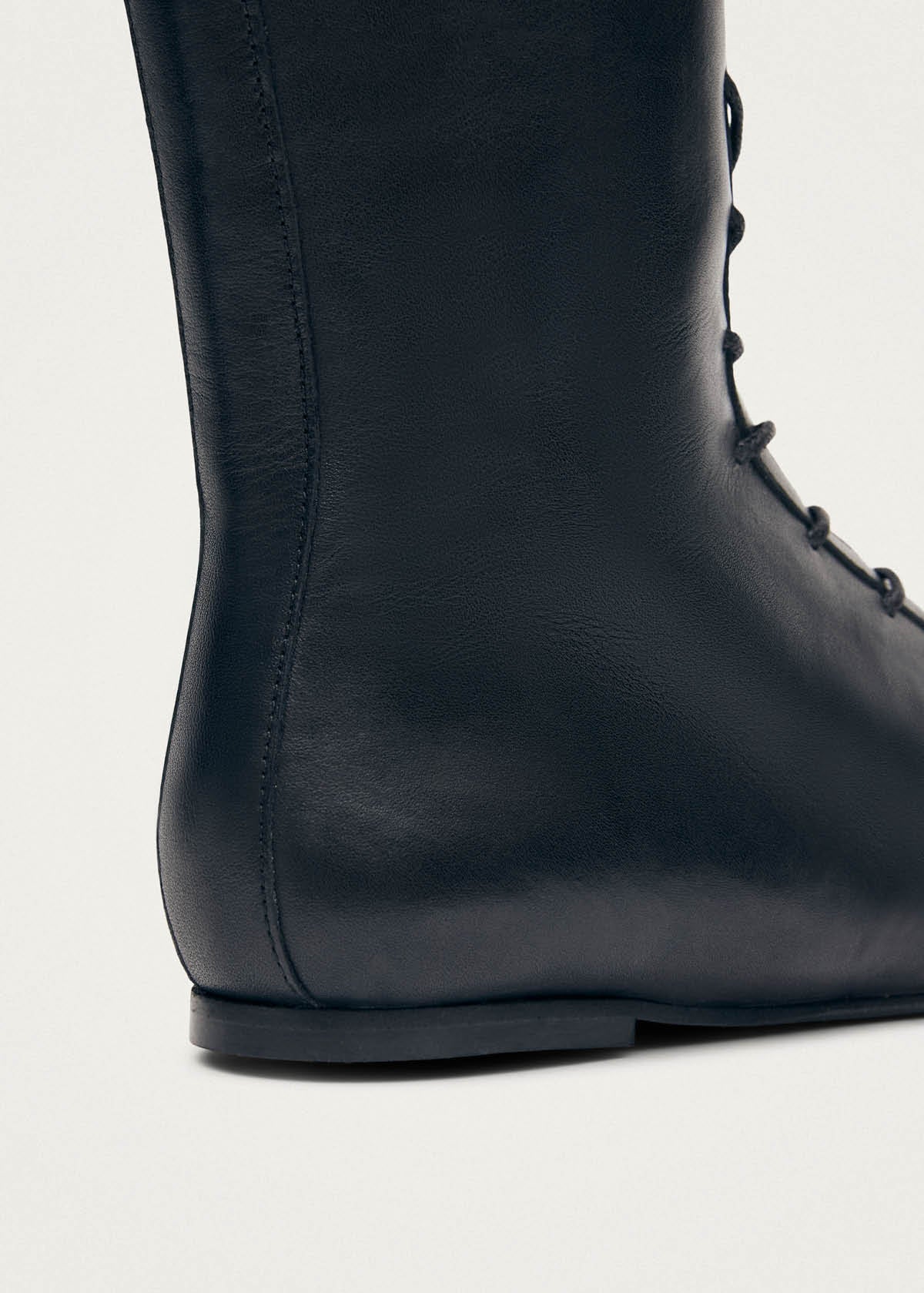 Jules Black Leather Boots - Image 7