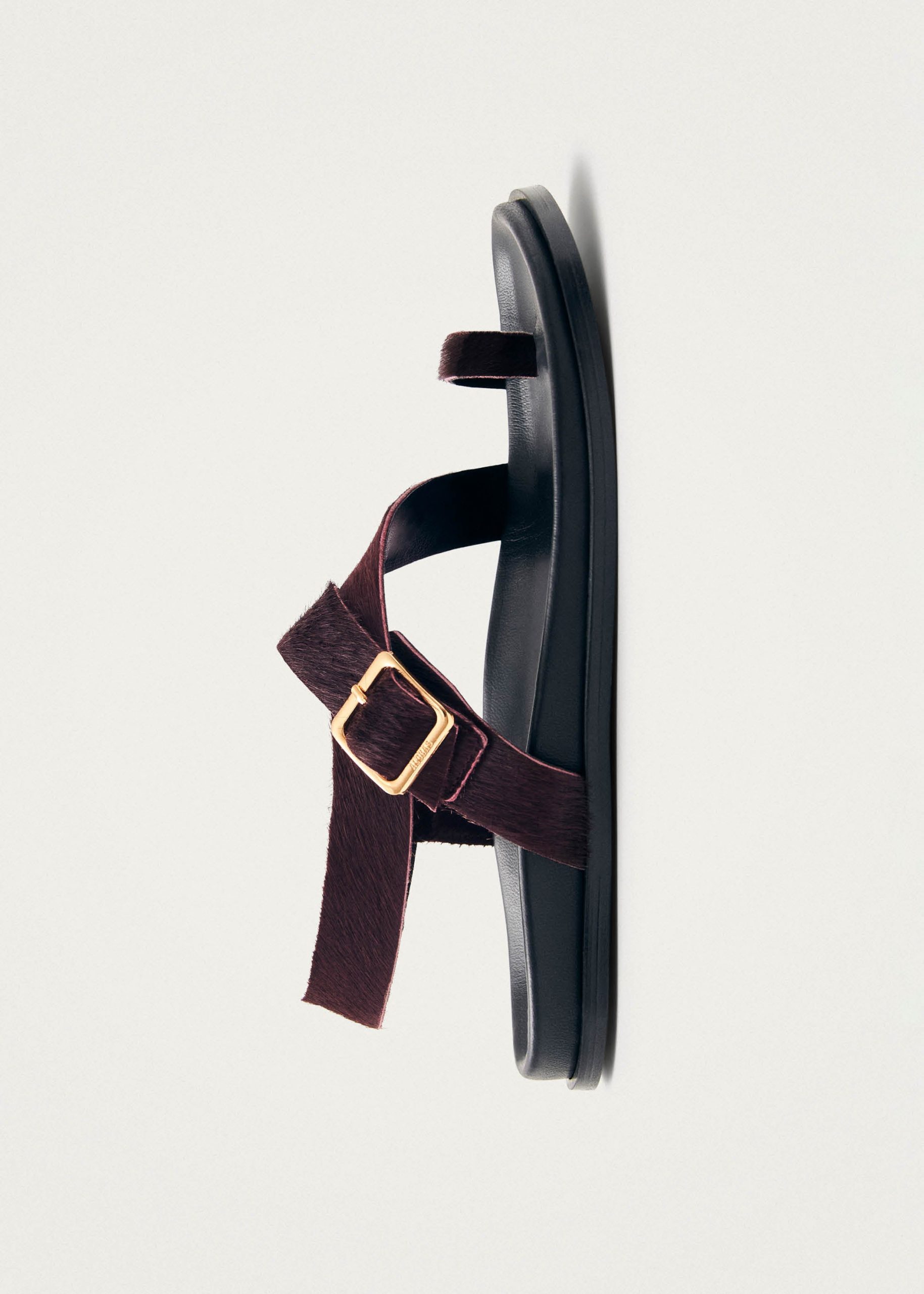 Siren Soft Burgundy Leather Sandals - Image 5