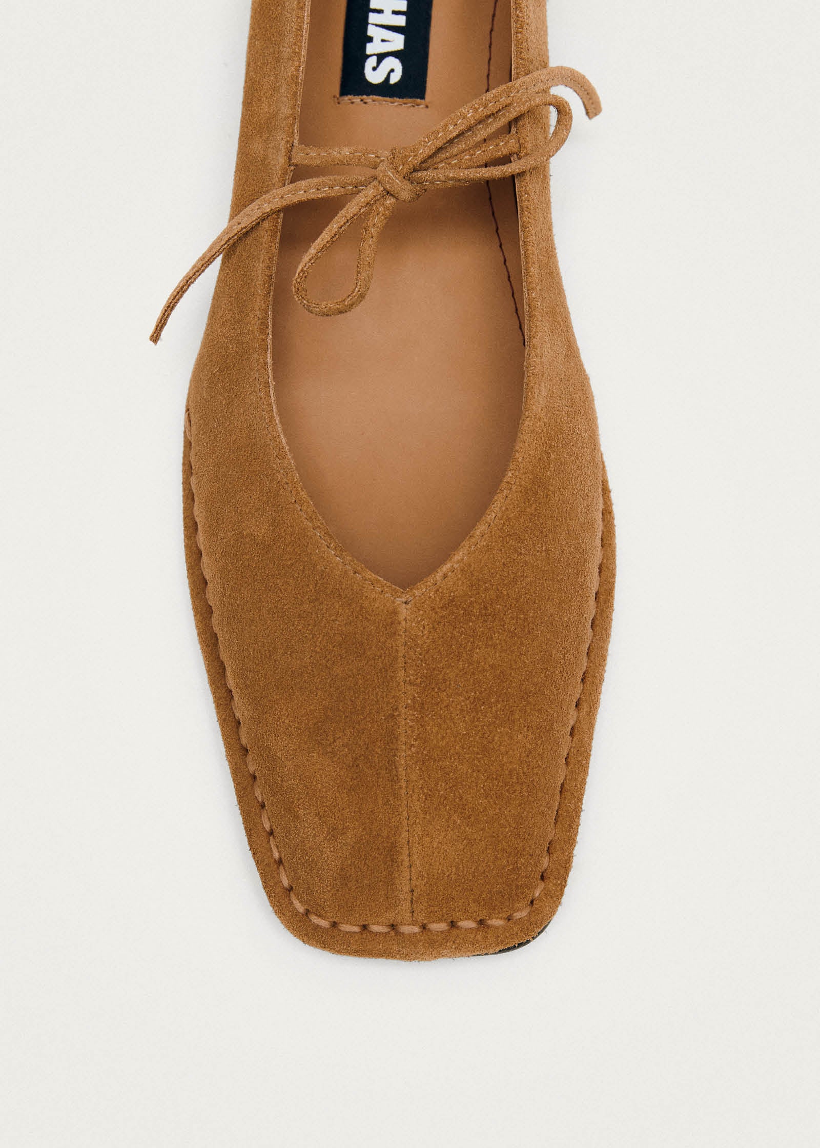 Sway Suede Tan Leather Ballet Flats - Image 6