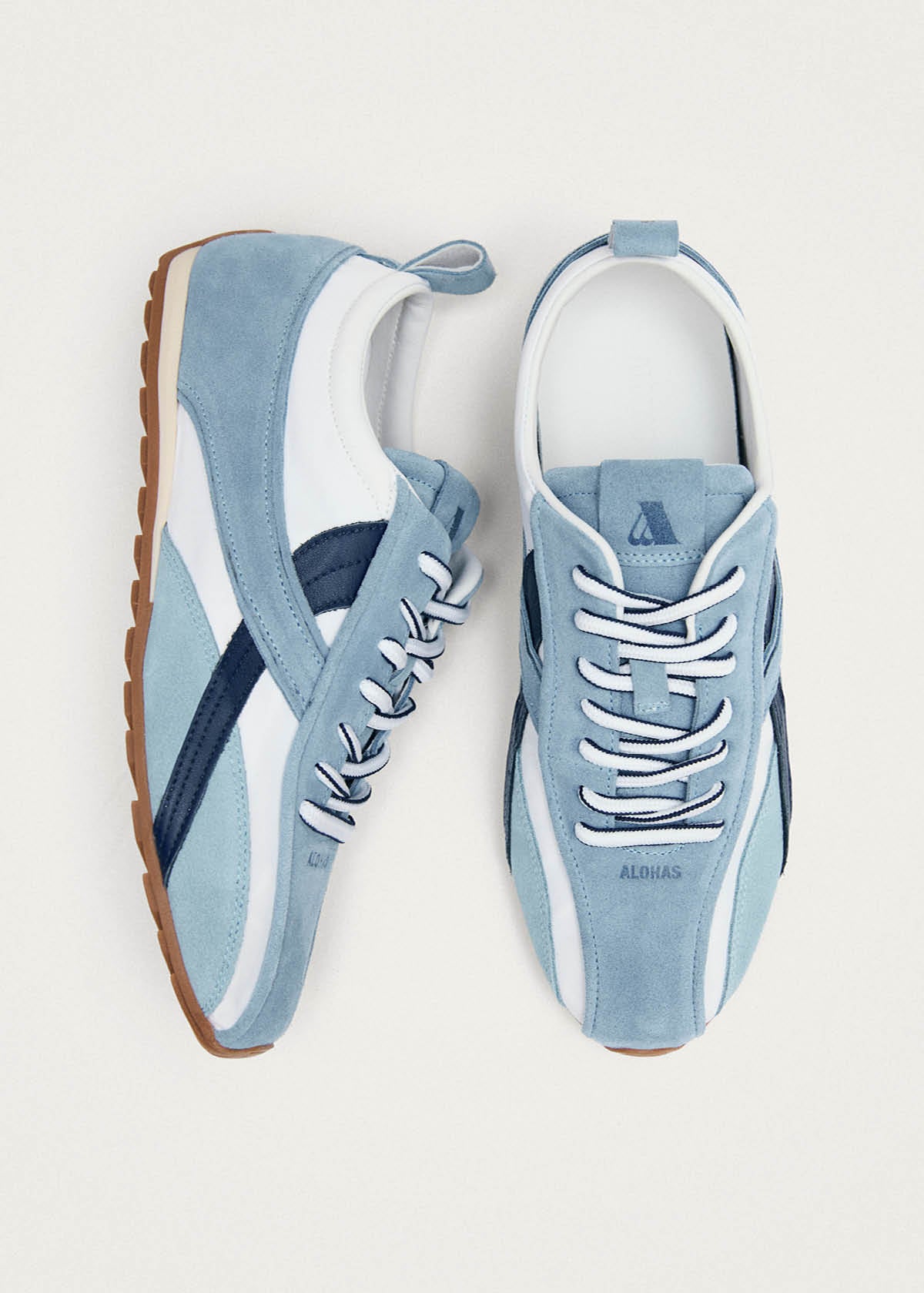 Tb.304 Nylon Blue Leather Sneakers - Image 6
