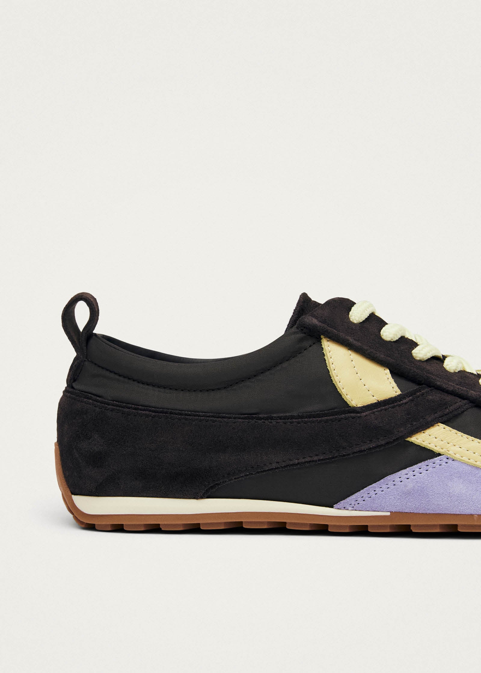 Tb.304 Nylon Brown Leather Sneakers - Image 8