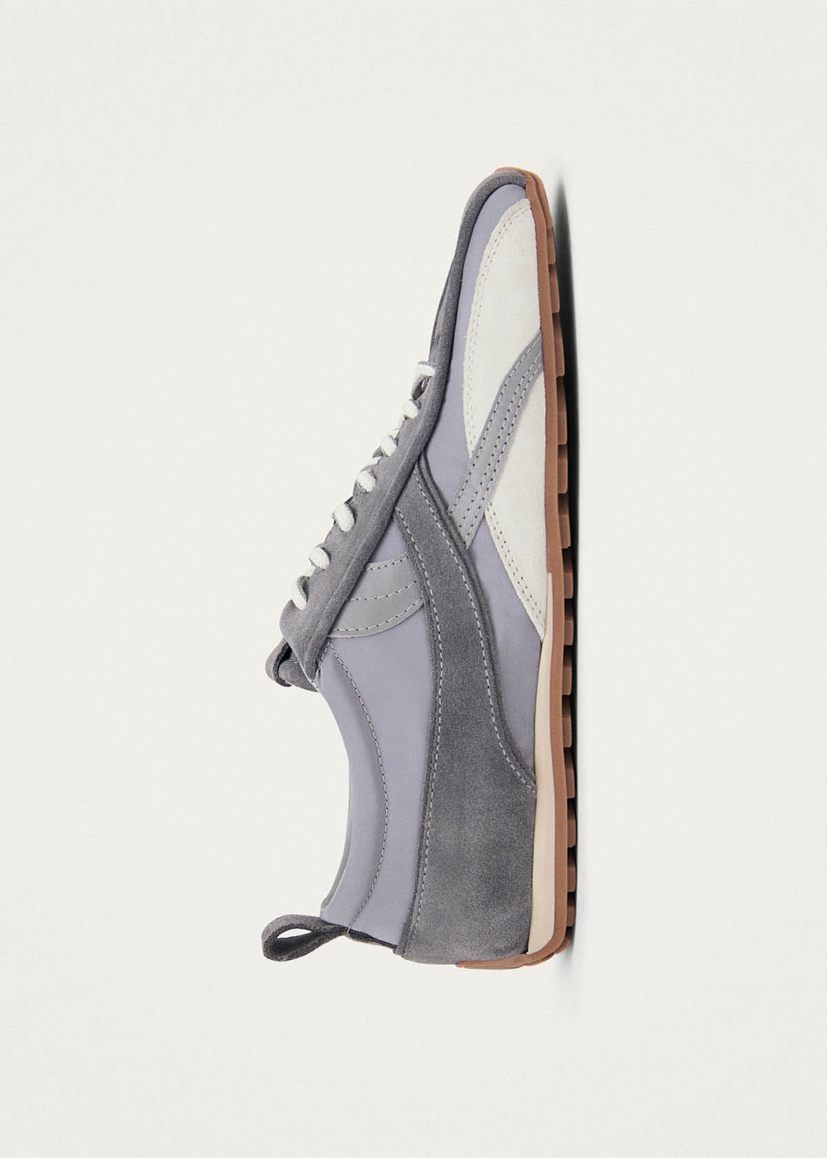 Tb.304 Nylon Grey Leather Sneakers - Image 4