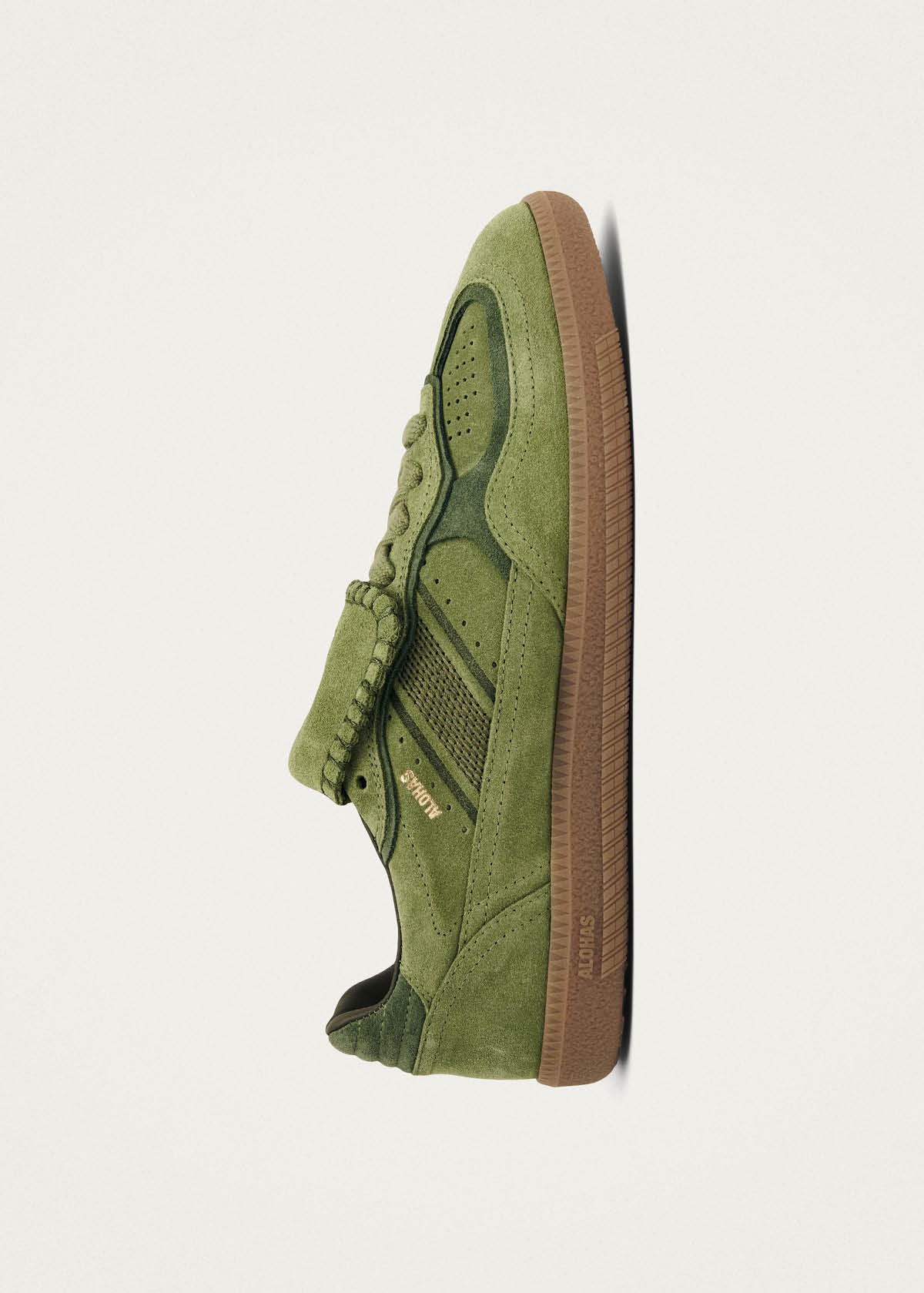 Tb.490 Club Suede Green Leather Sneakers - Image 5
