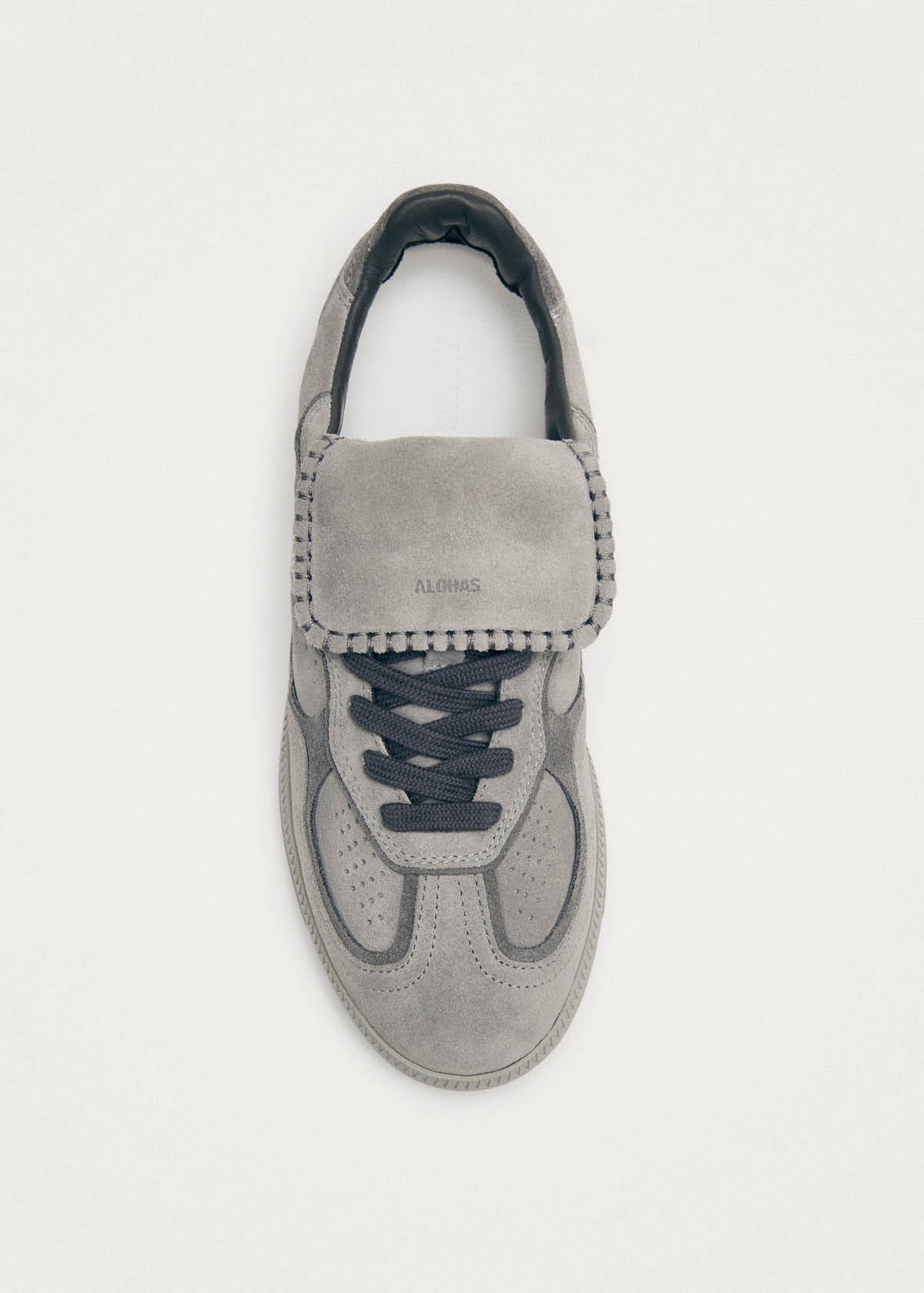 Tb.490 Club Suede Pale Grey Leather Sneakers - Image 5
