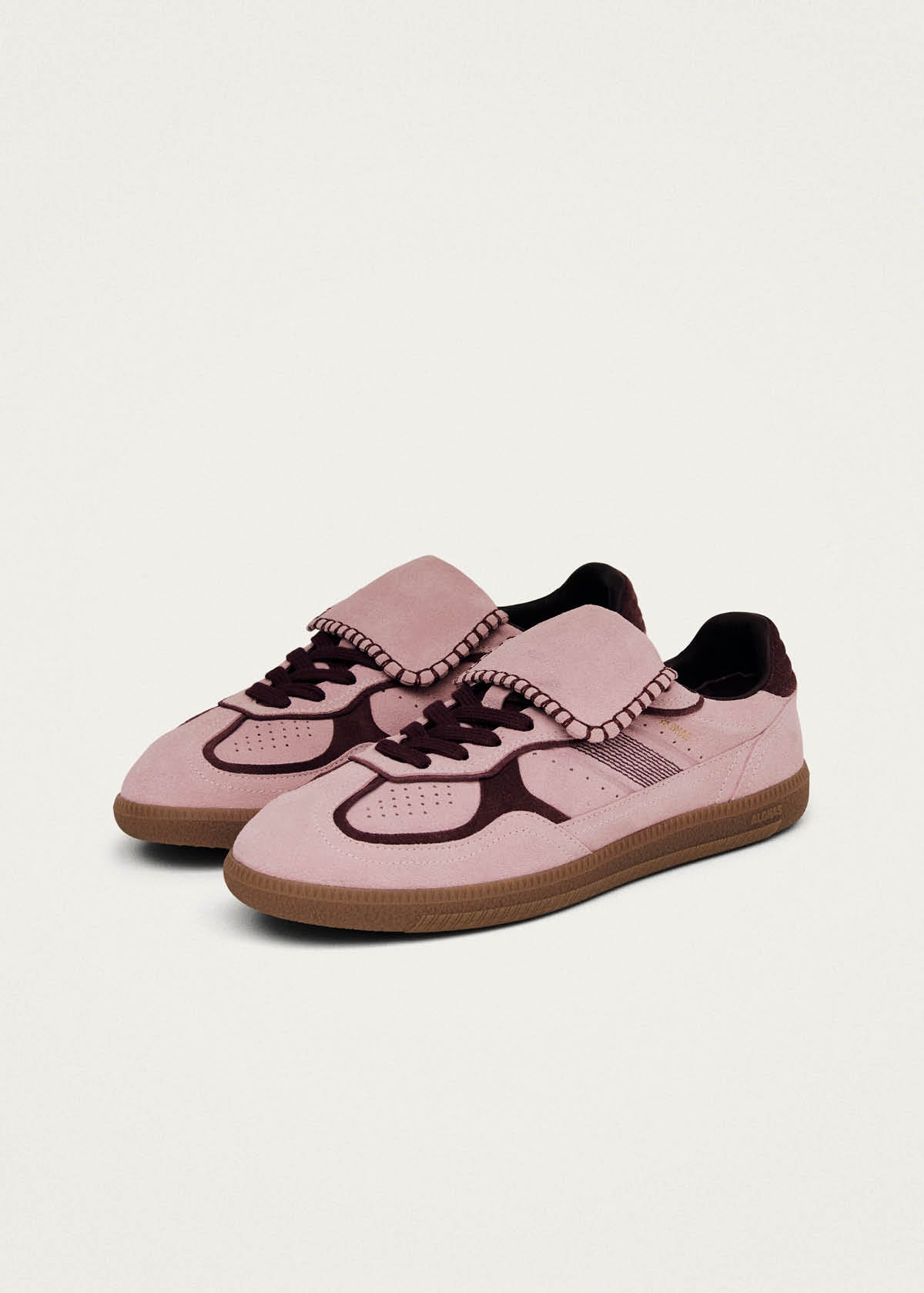 Tb.490 Club Suede Pink Leather Sneakers - Image 2