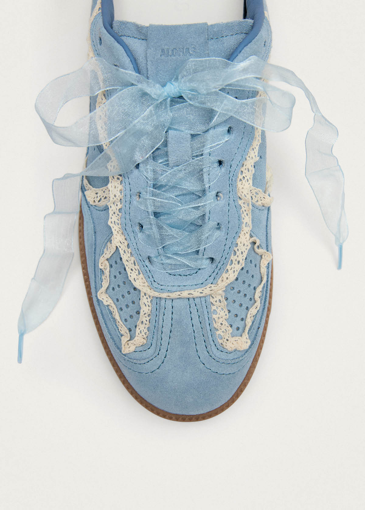 Tb.490 Crochet Blue Leather Sneakers - Image 6