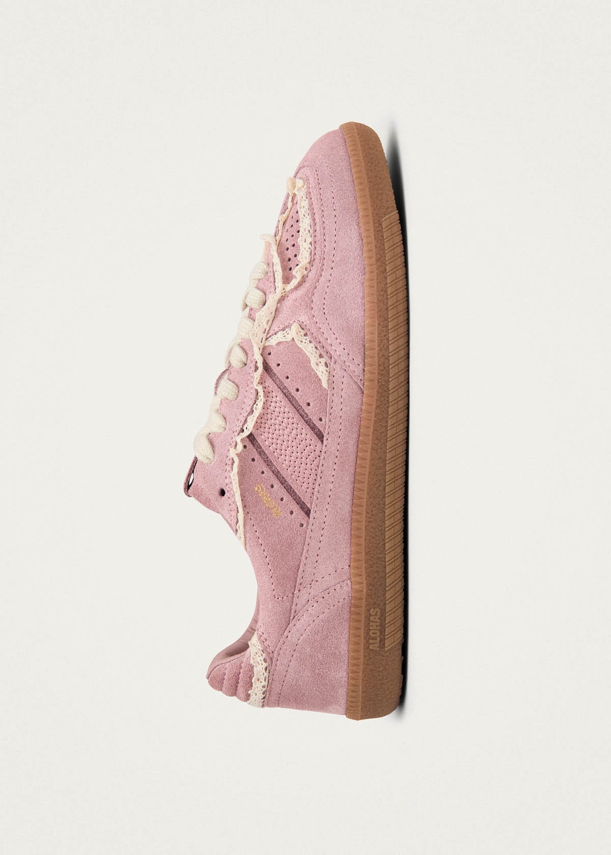 Tb.490 Crochet Pink Leather Sneakers - Image 5