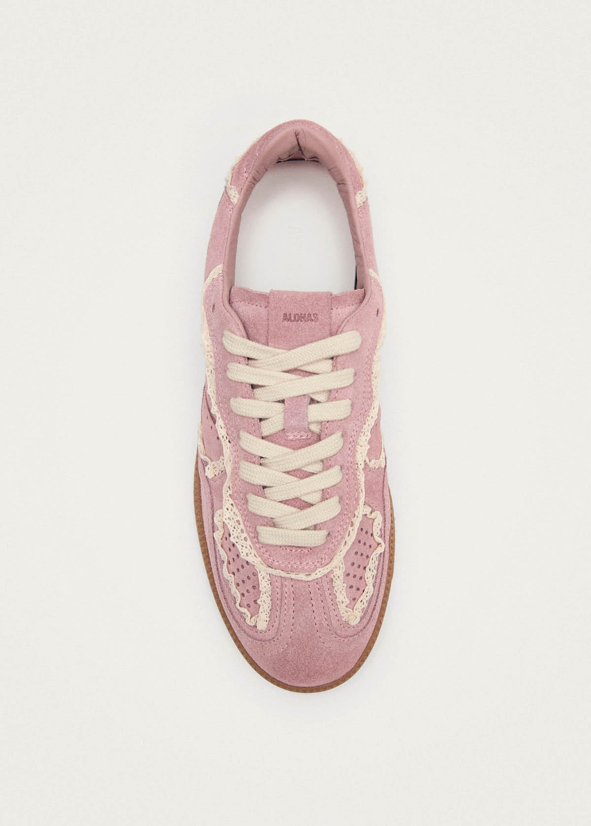 Tb.490 Crochet Pink Leather Sneakers - Image 4