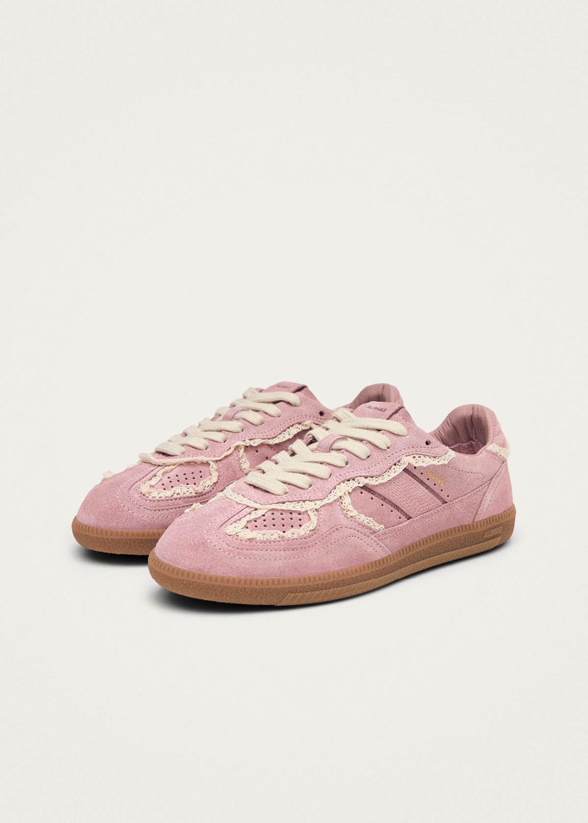 Tb.490 Crochet Pink Leather Sneakers - Image 2