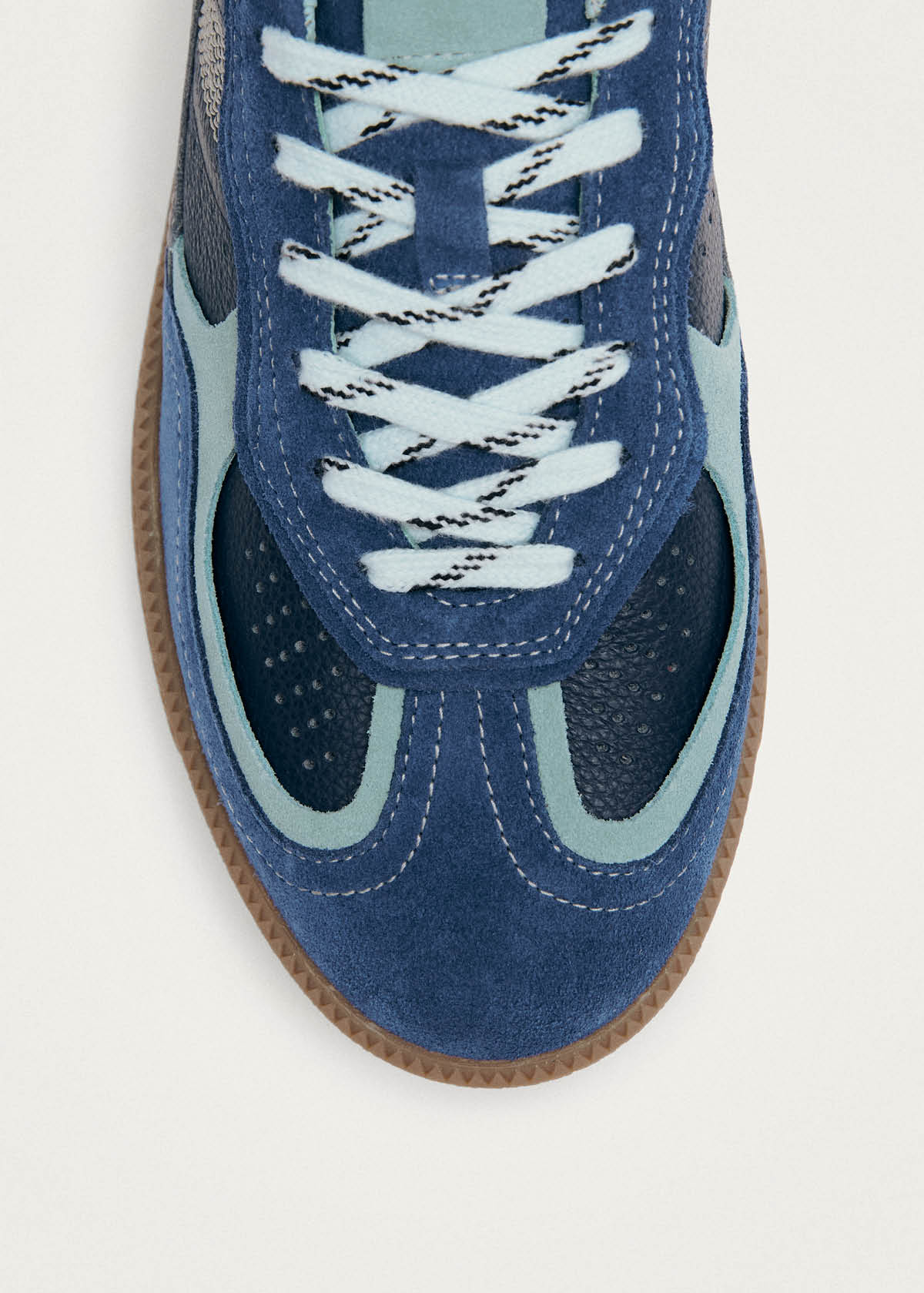 Tb.490 Rife Grain Cobalt Leather Sneakers - Image 6