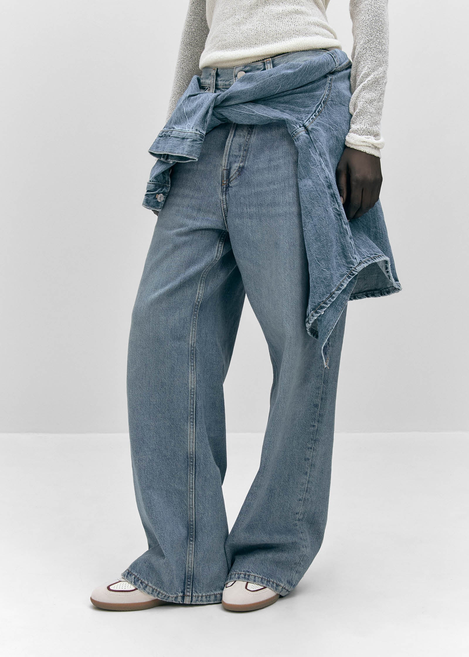 Tb.490 Rife Grain White Burgundy Leather Sneakers - Image 2