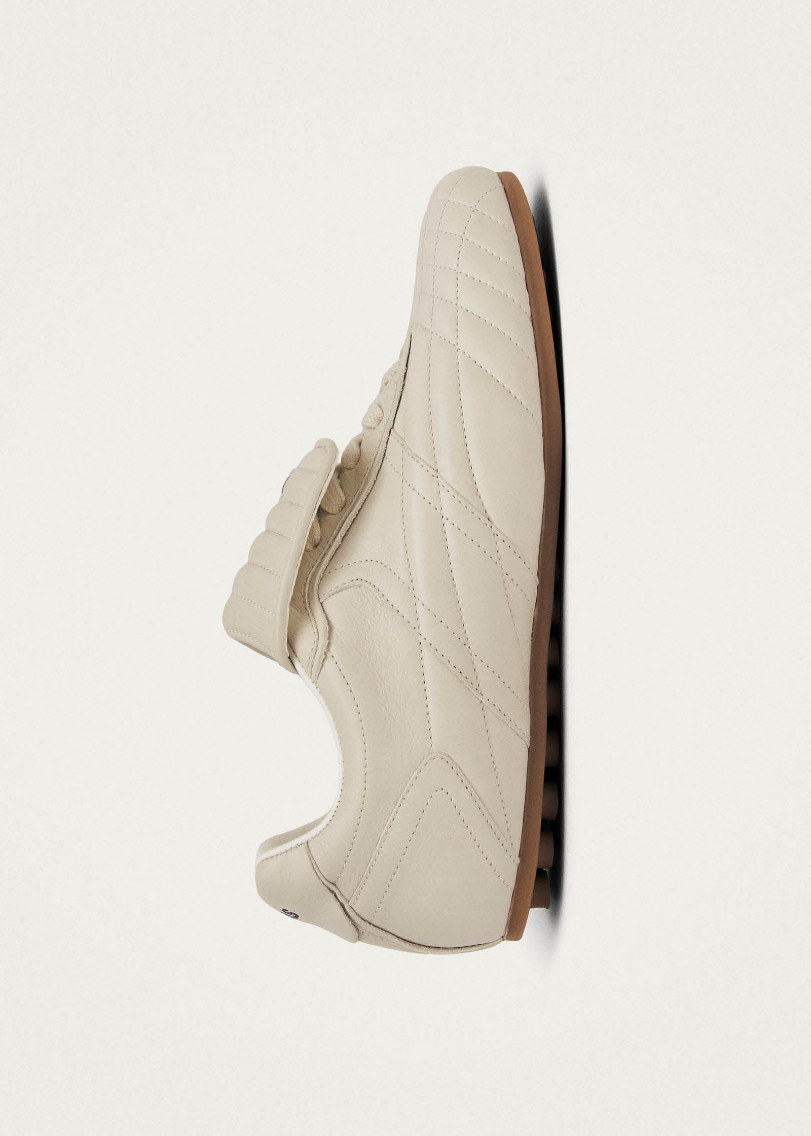 Tb.99 Cream Leather Sneakers - Image 4