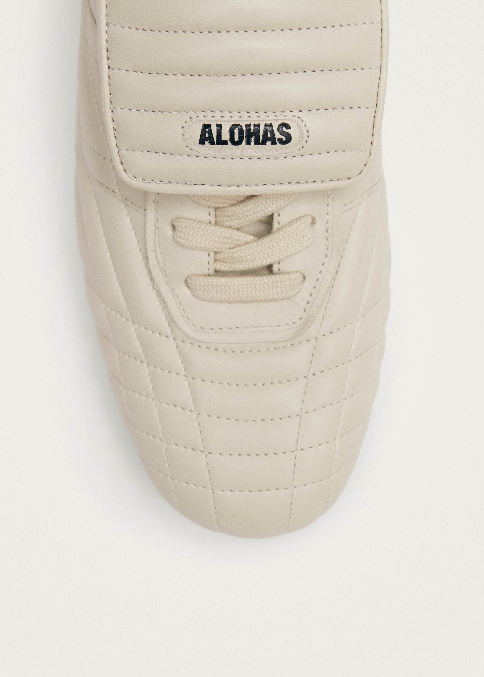 Tb.99 Cream Leather Sneakers - Image 8