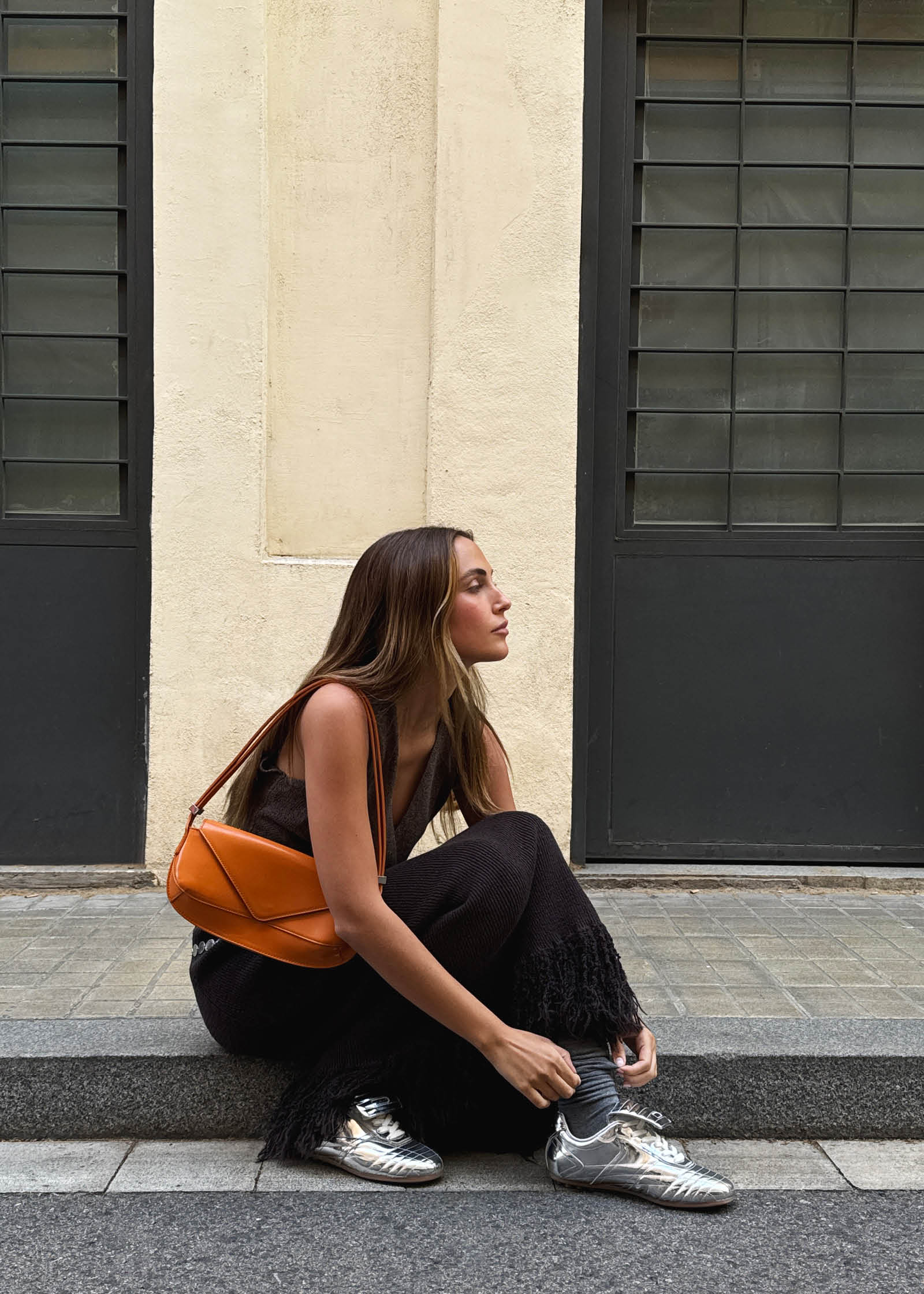 Tb.99 Silver Leather Sneakers - Image 9