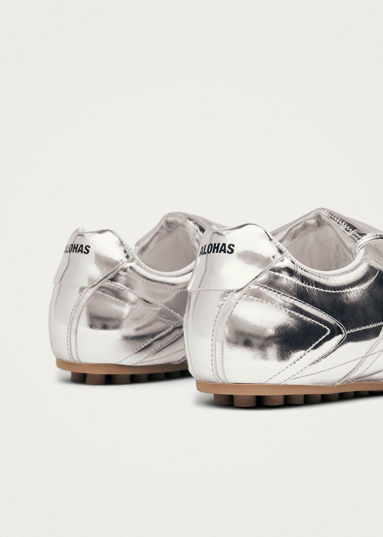 Tb.99 Silver Leather Sneakers - Image 7